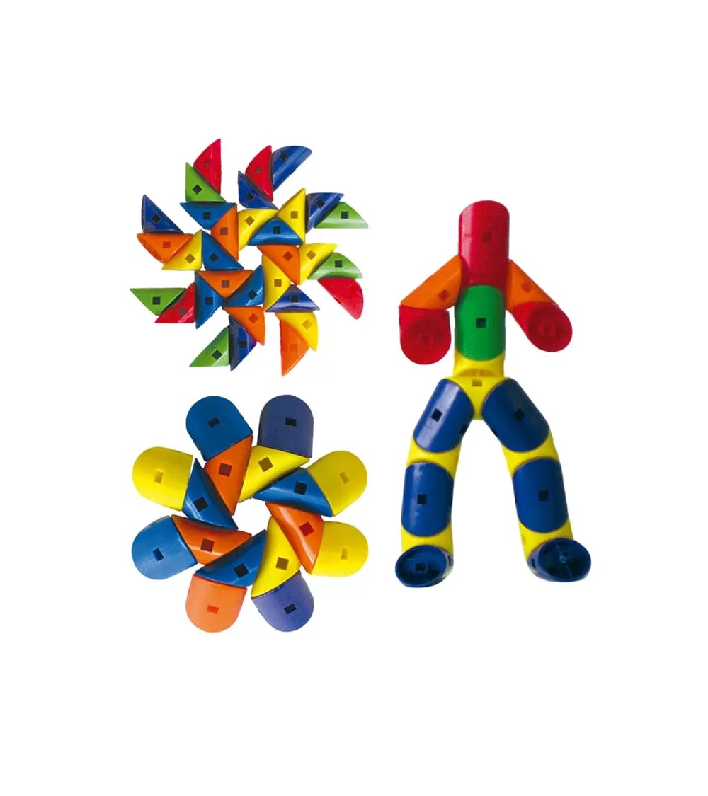 Blocos De Montar Didático Educativo Montessoriano