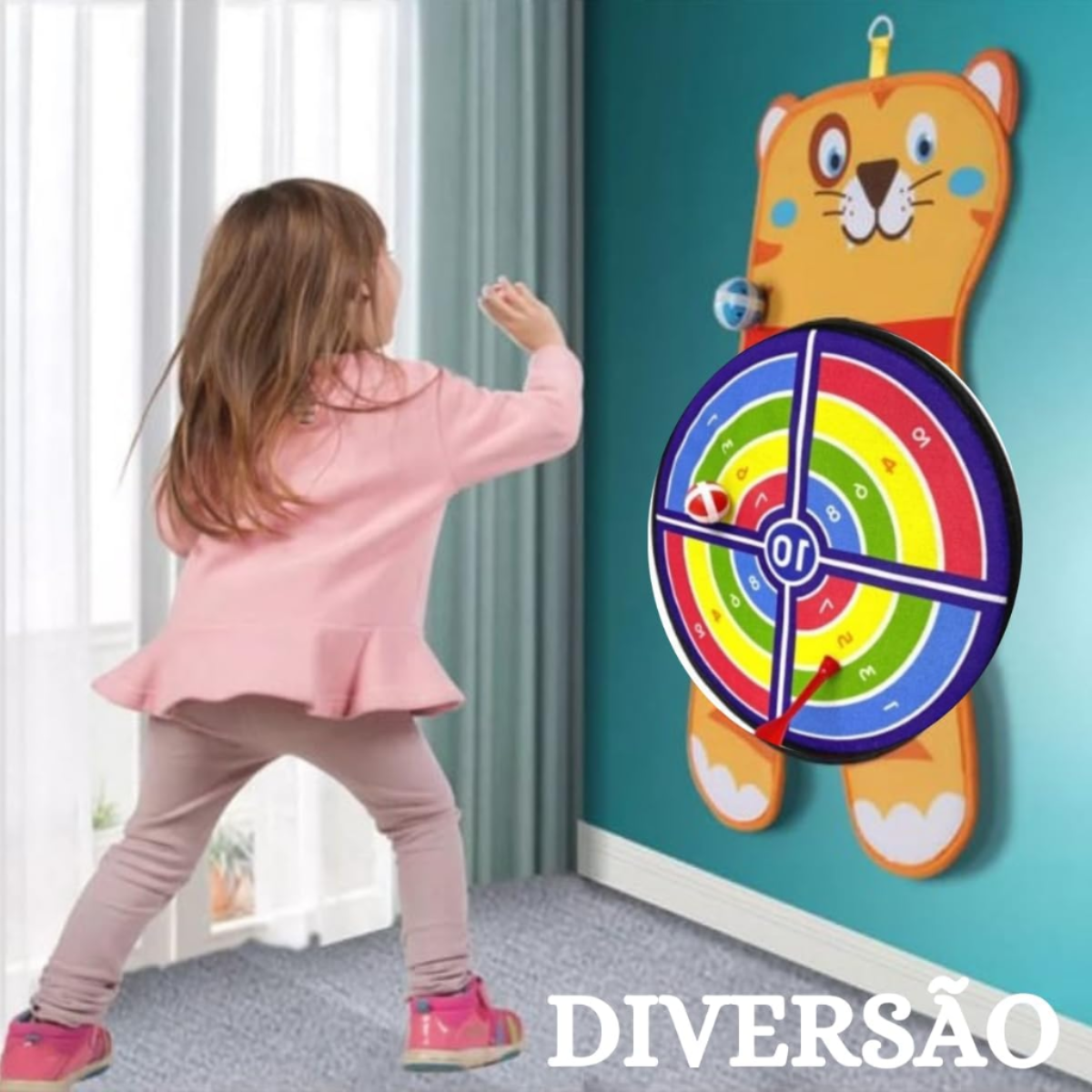 Brinquedo Super Alvo Lança Dardo
