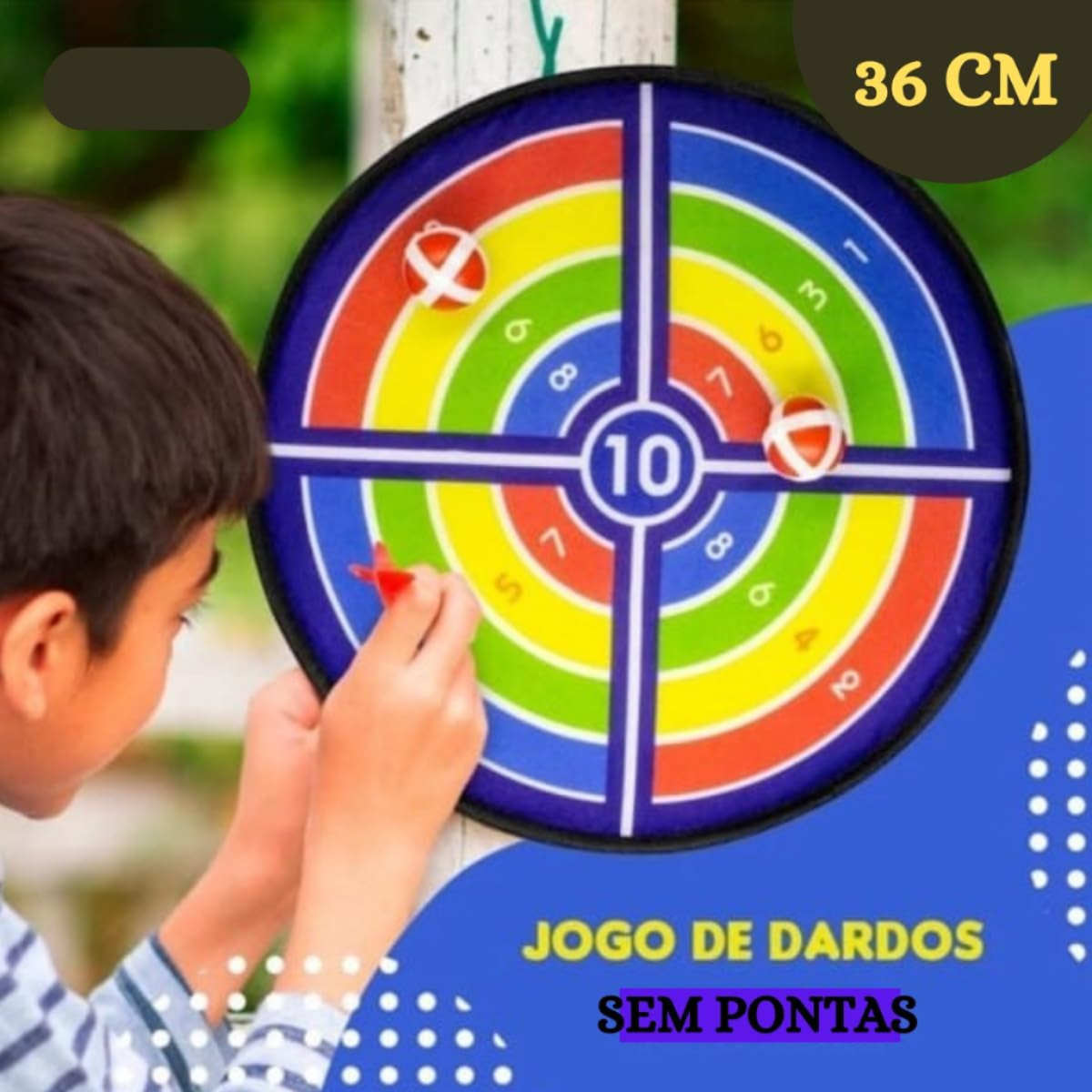 Brinquedo Super Alvo Lança Dardo