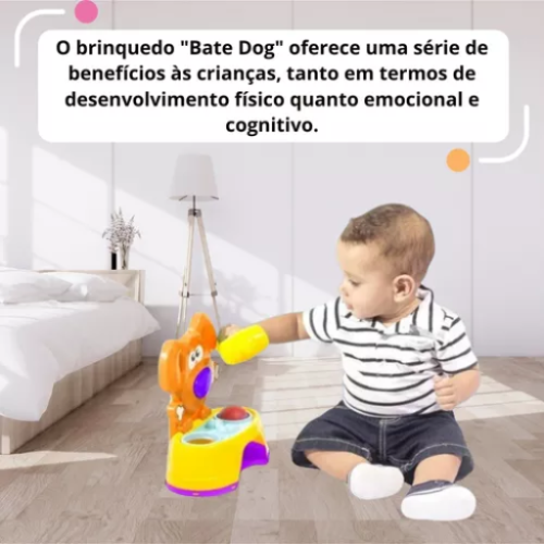 Brinquedo Educativo Bate Dog Martelo