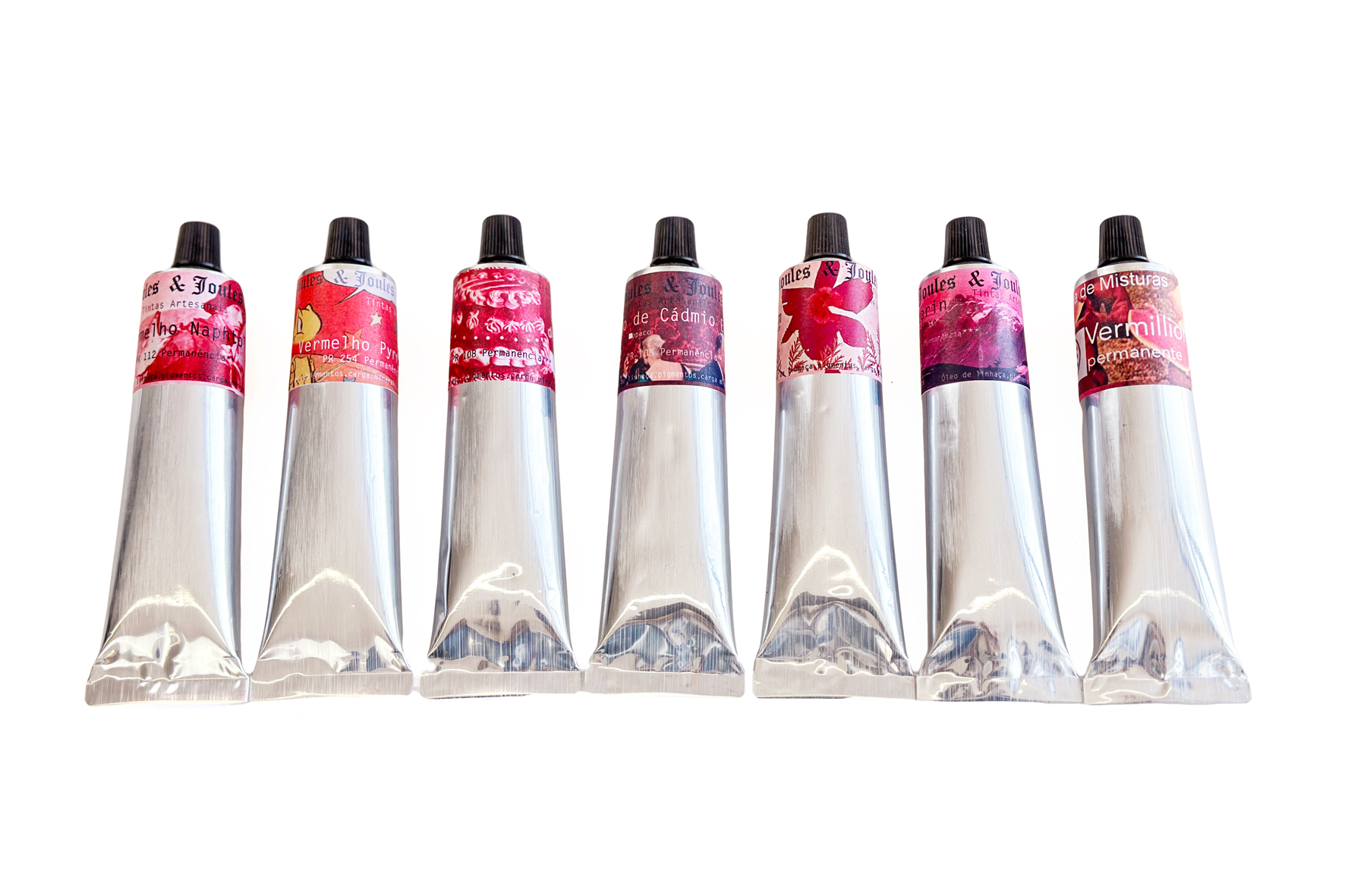Kit Tinta a Óleo Vermelhos | 7 Cores Joules & Joules
