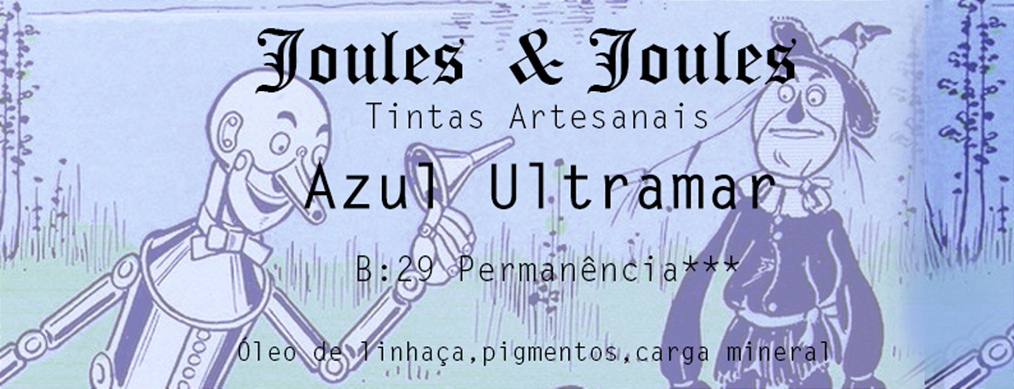 Kit Tinta a Óleo Azuis | 7 Cores Joules & Joules
