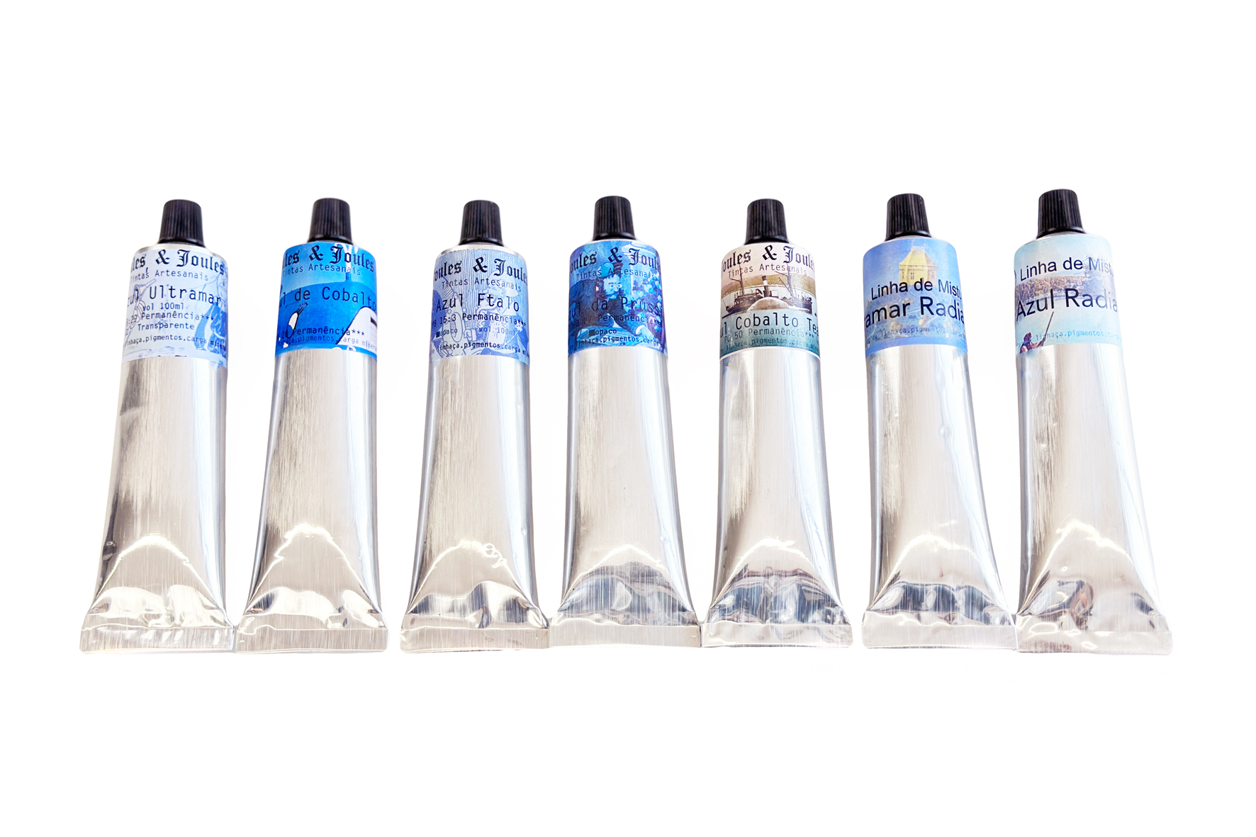 Kit Tinta a Óleo Azuis | 7 Cores Joules & Joules