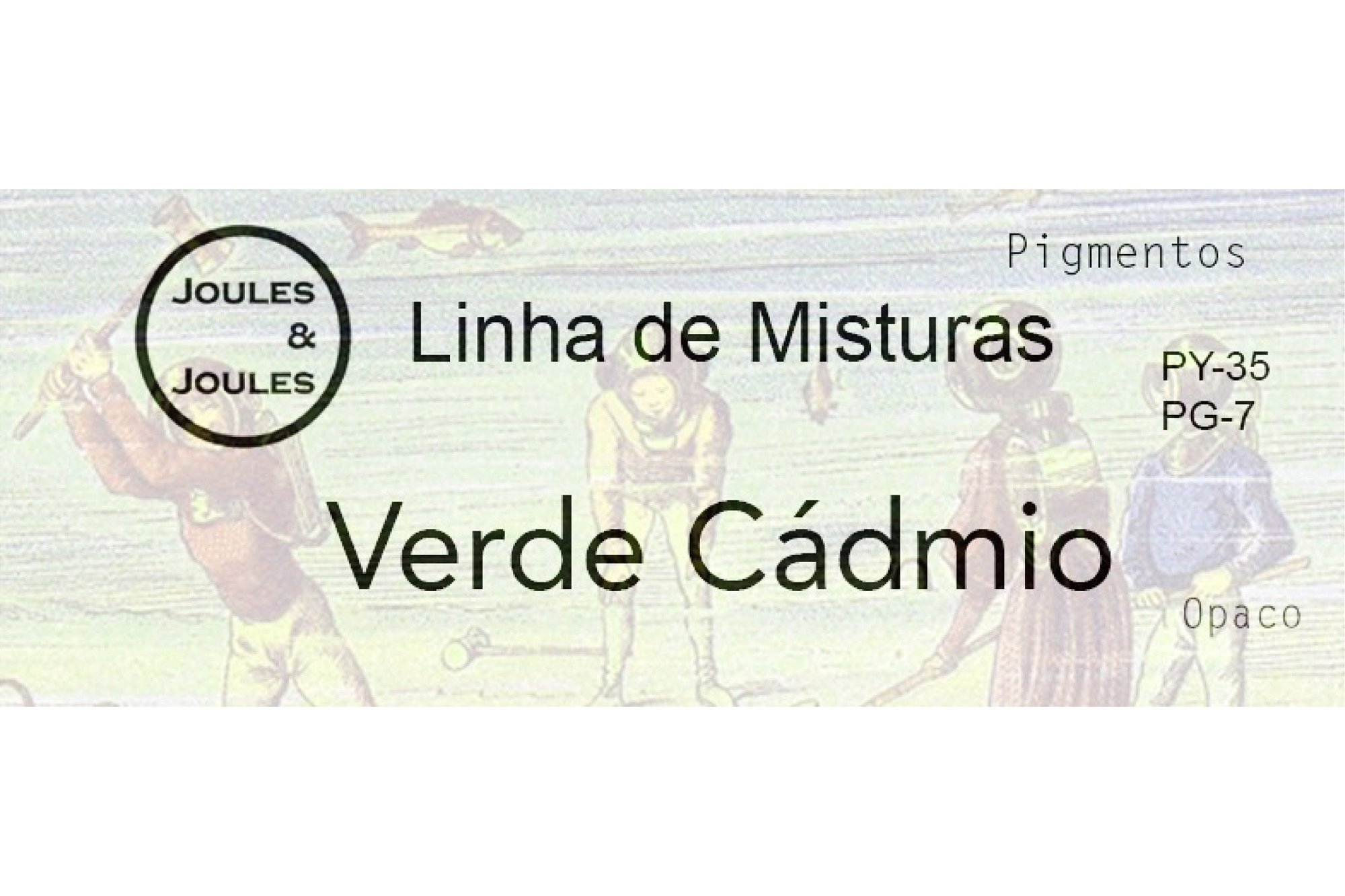 Kit Tinta a Óleo Verdes | 7 cores Joules & Joules
