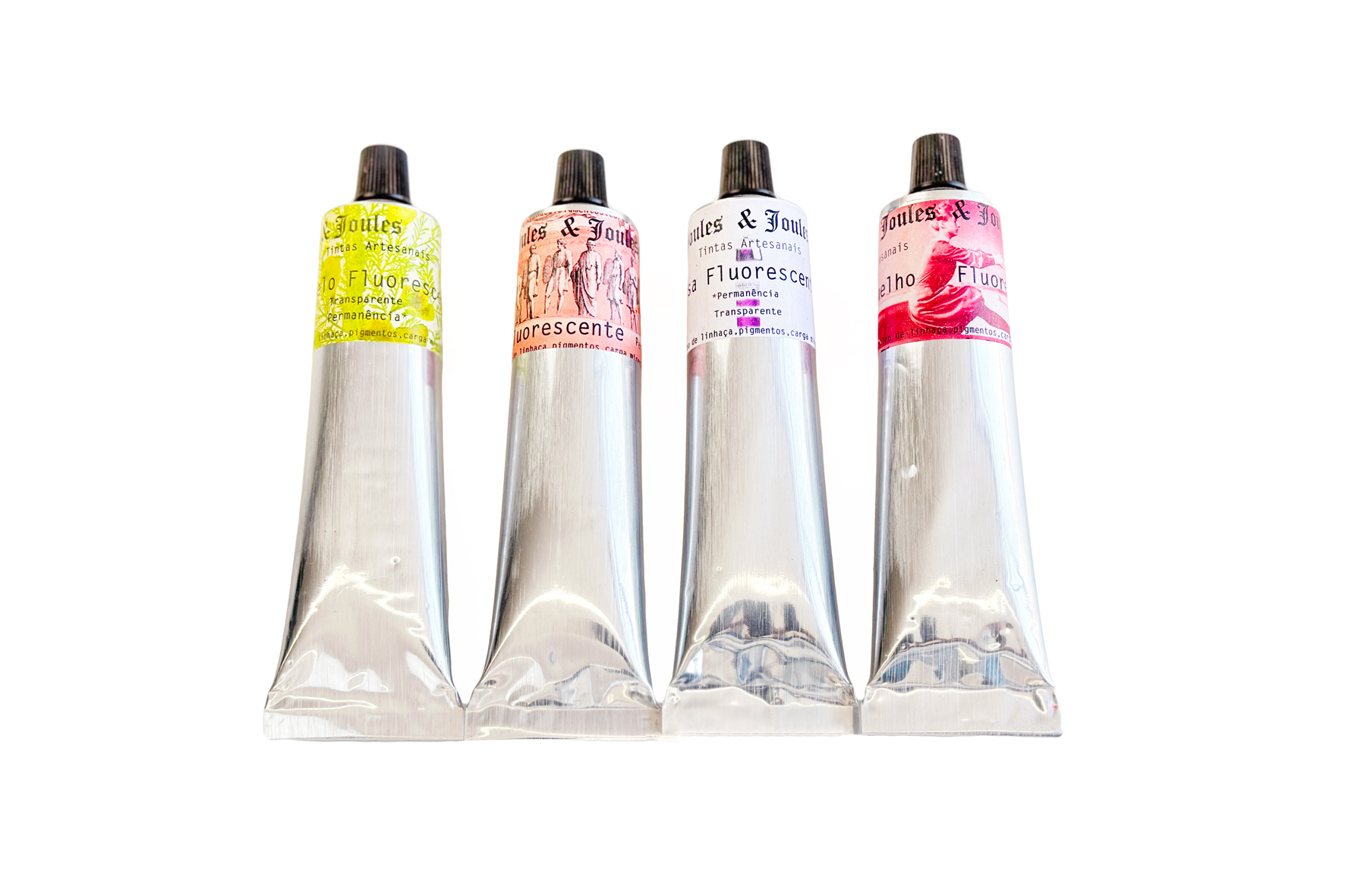 Kit Tinta a Óleo Fluorescentes | 4 Cores Joules & Joules
