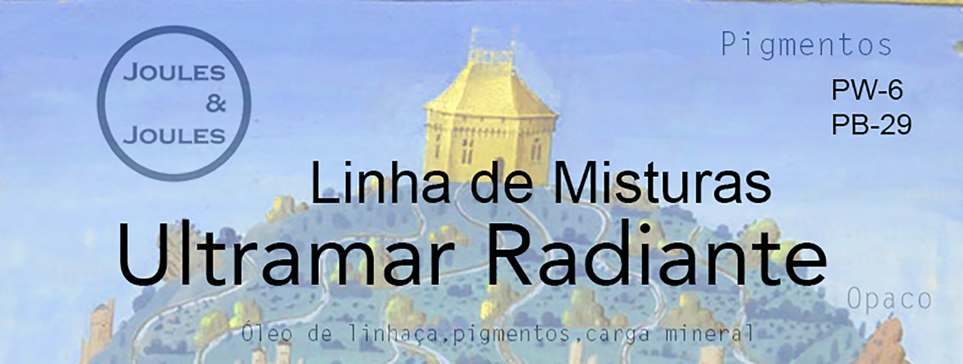 Kit Tinta a Óleo Radiante | 6 Cores Joules & Joules