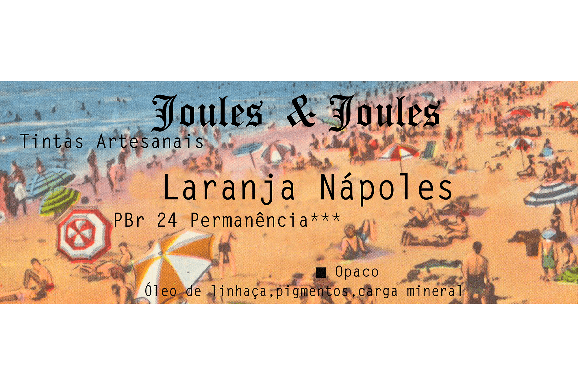 32.p. Pigmento LARANJA NÁPOLES Joules & Joules