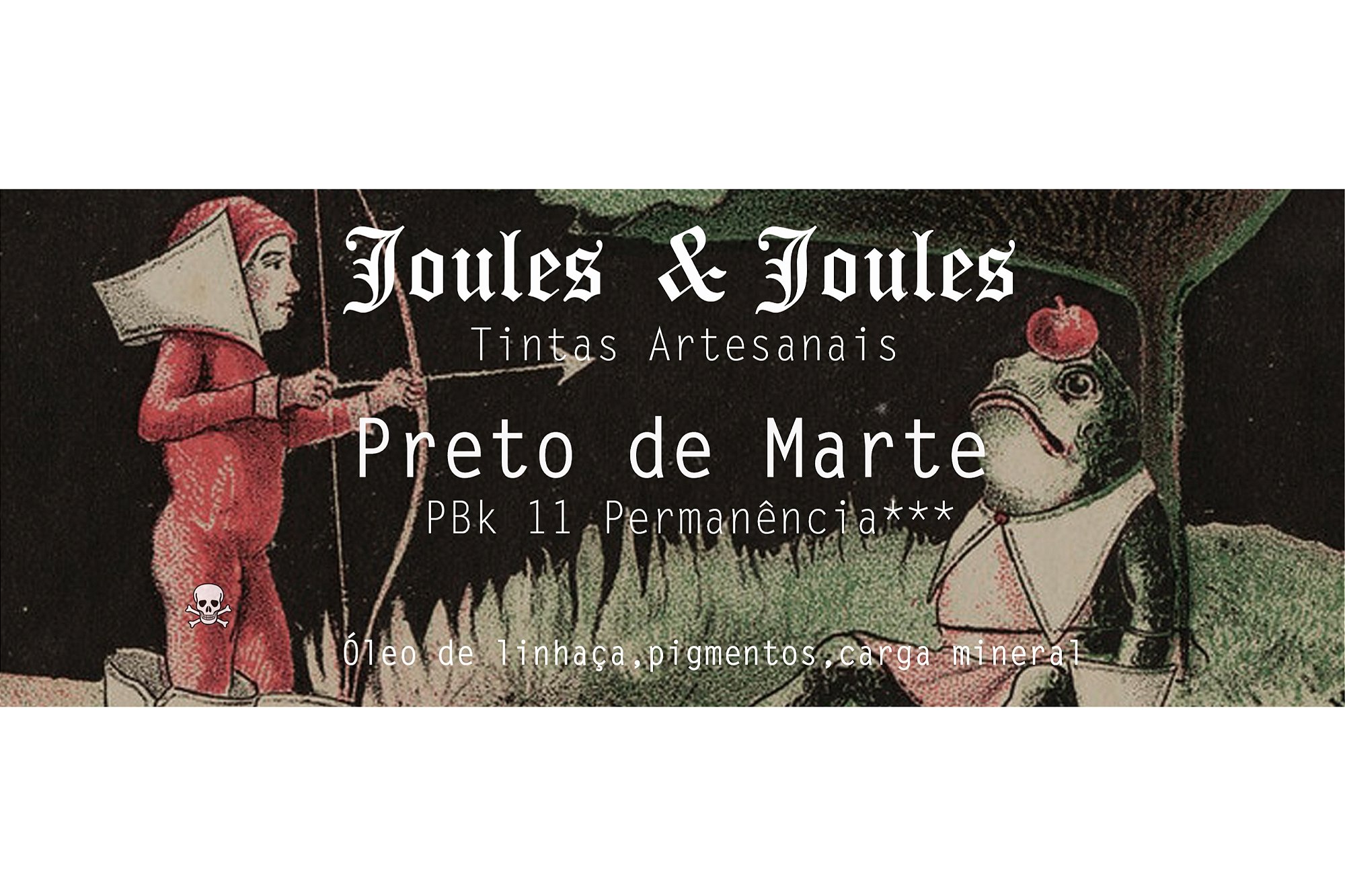 38.p. Pigmento PRETO DE MARTE Joules & Joules