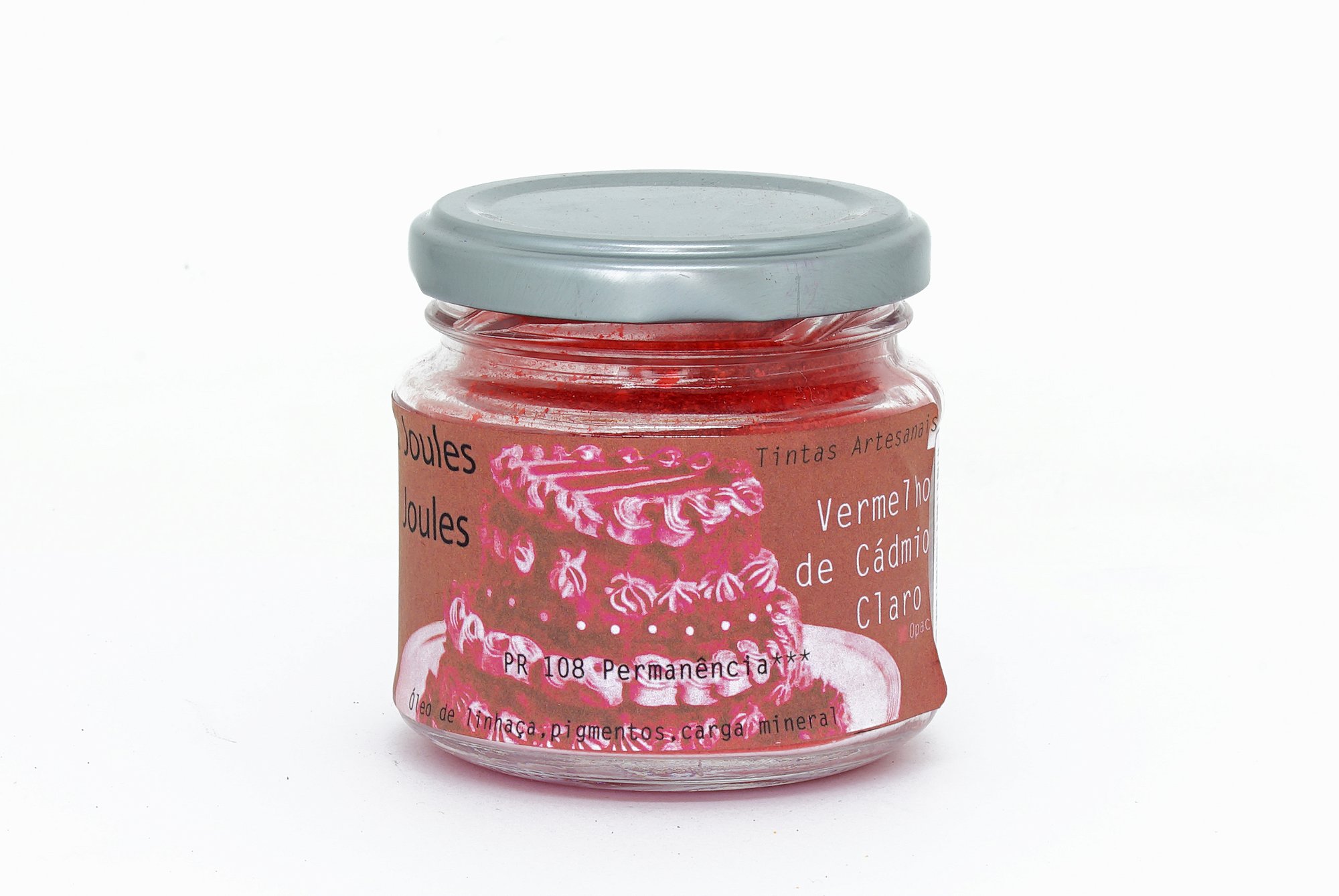 12.p. Pigmento VERMELHO DE CADMIO CLARO Joules & Joules