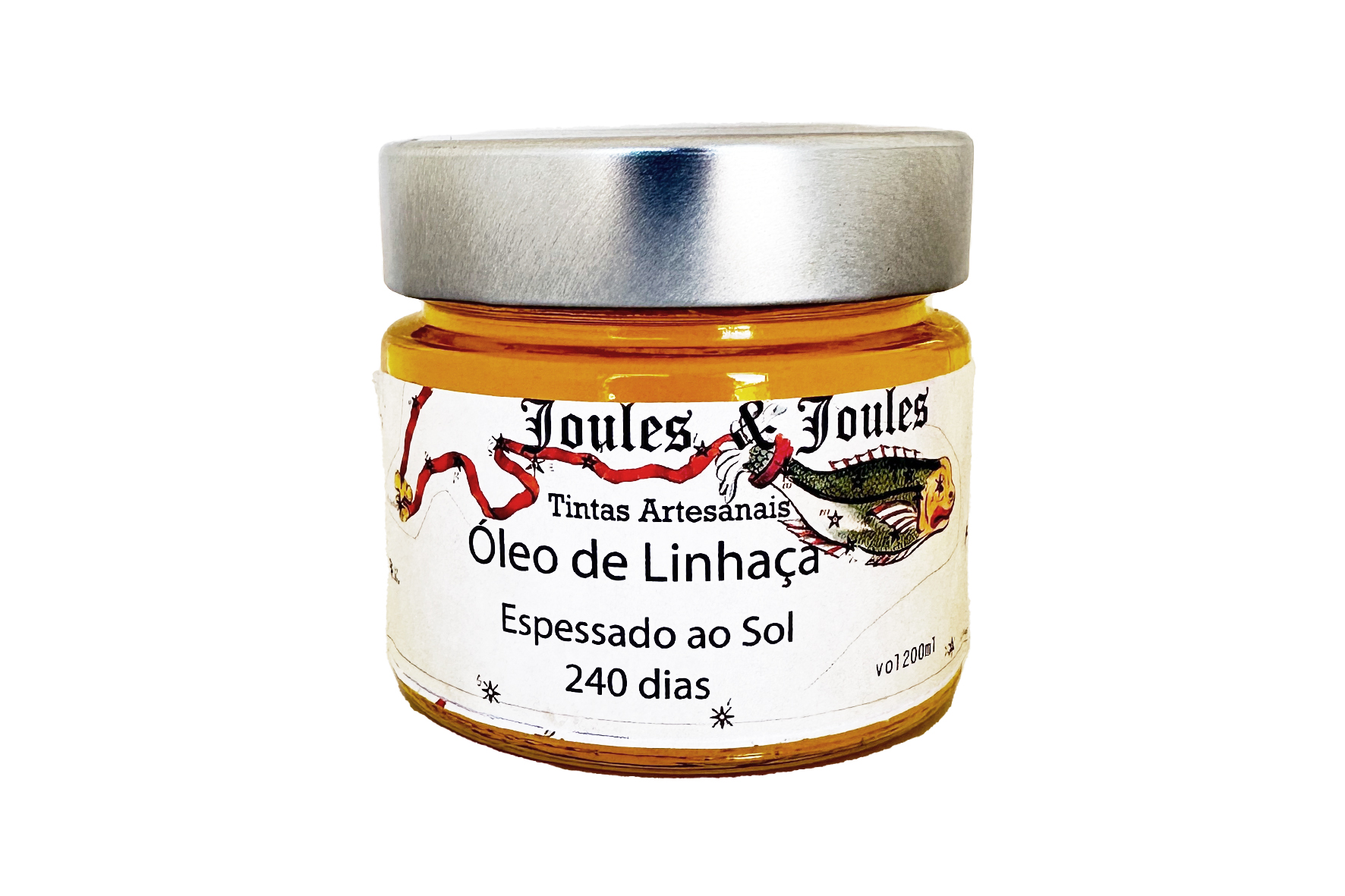 Óleo de Linhaça Espessado ao Sol (240 dias) 200ml Joules & Joules