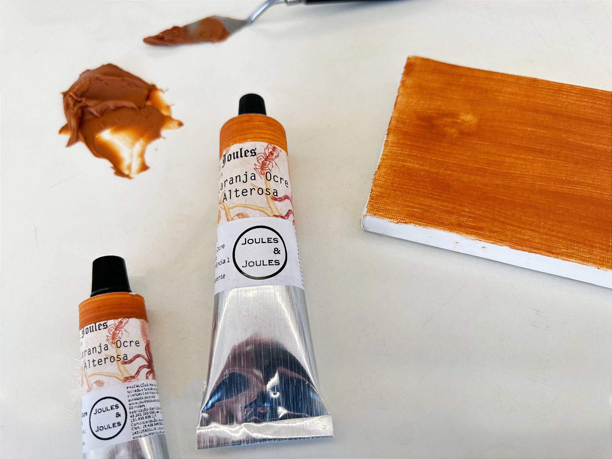 48.t. Tinta a Óleo LARANJA OCRE ALTEROSA - PY43 Joules & Joules