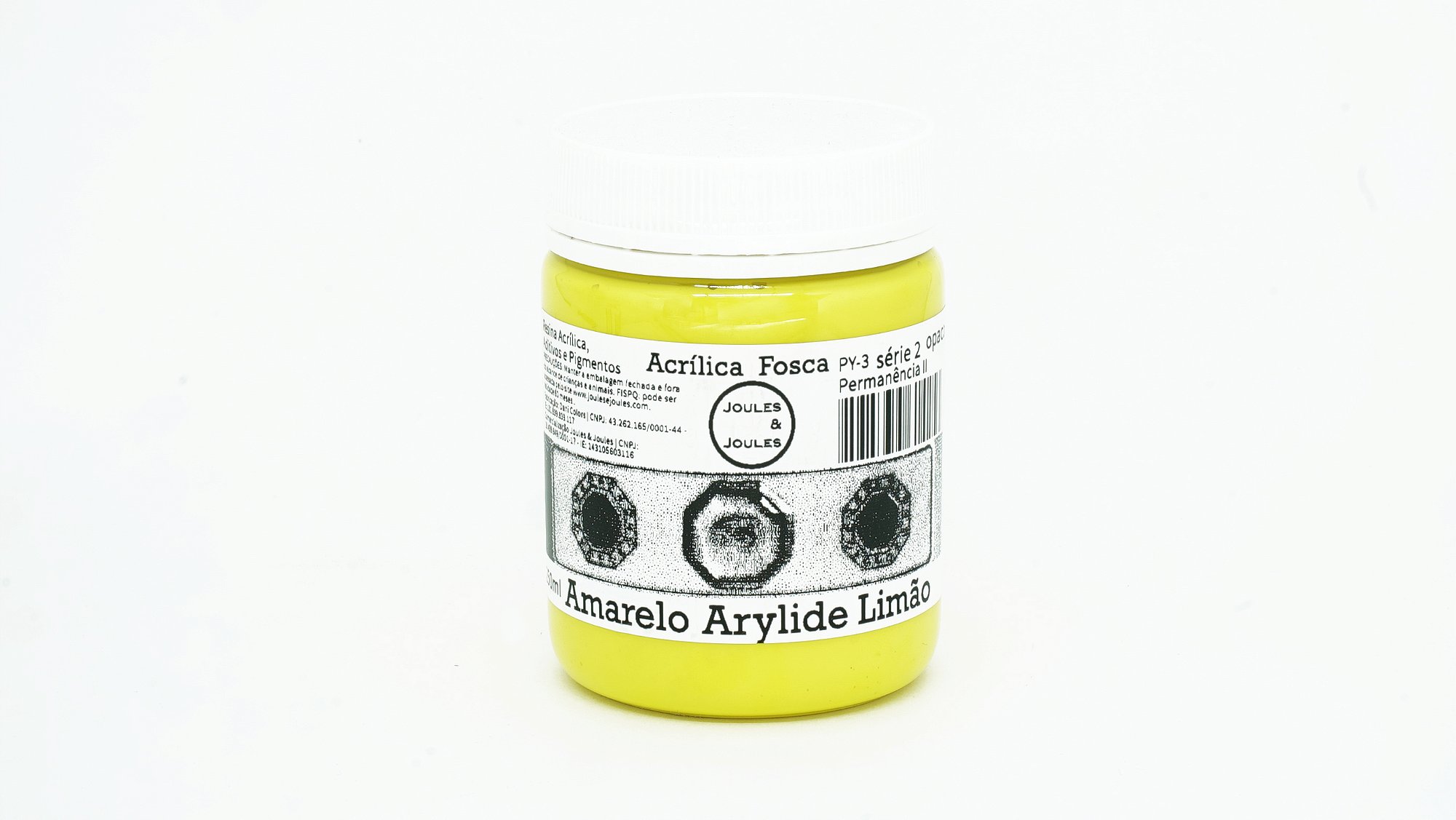 06.a. Acrílica AMARELO ARILYDE LIMÃO - PY3 Joules & Joules