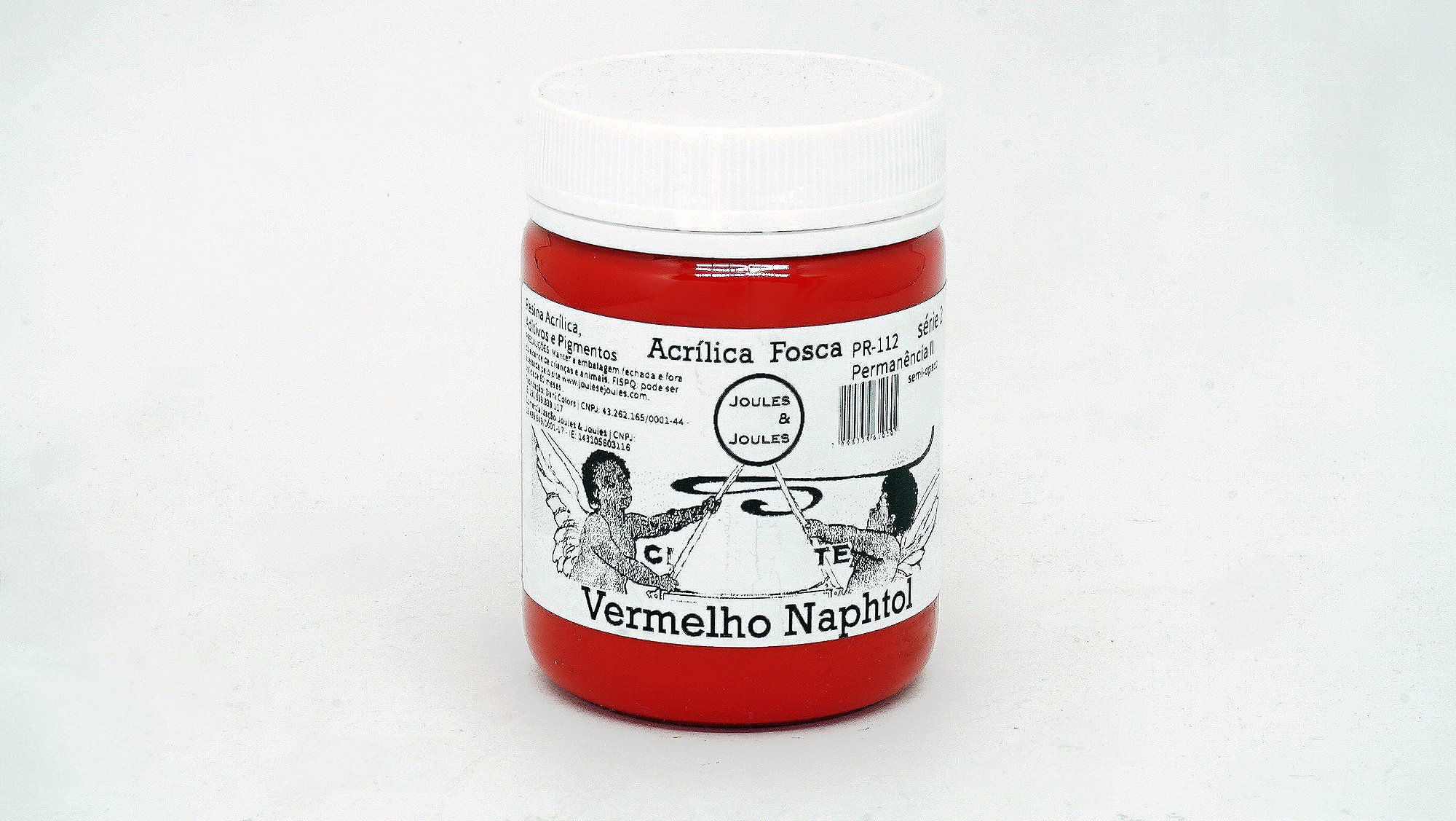 12.a. Acrílica VERMELHO NAPHTOL - PR112 Joules & Joules