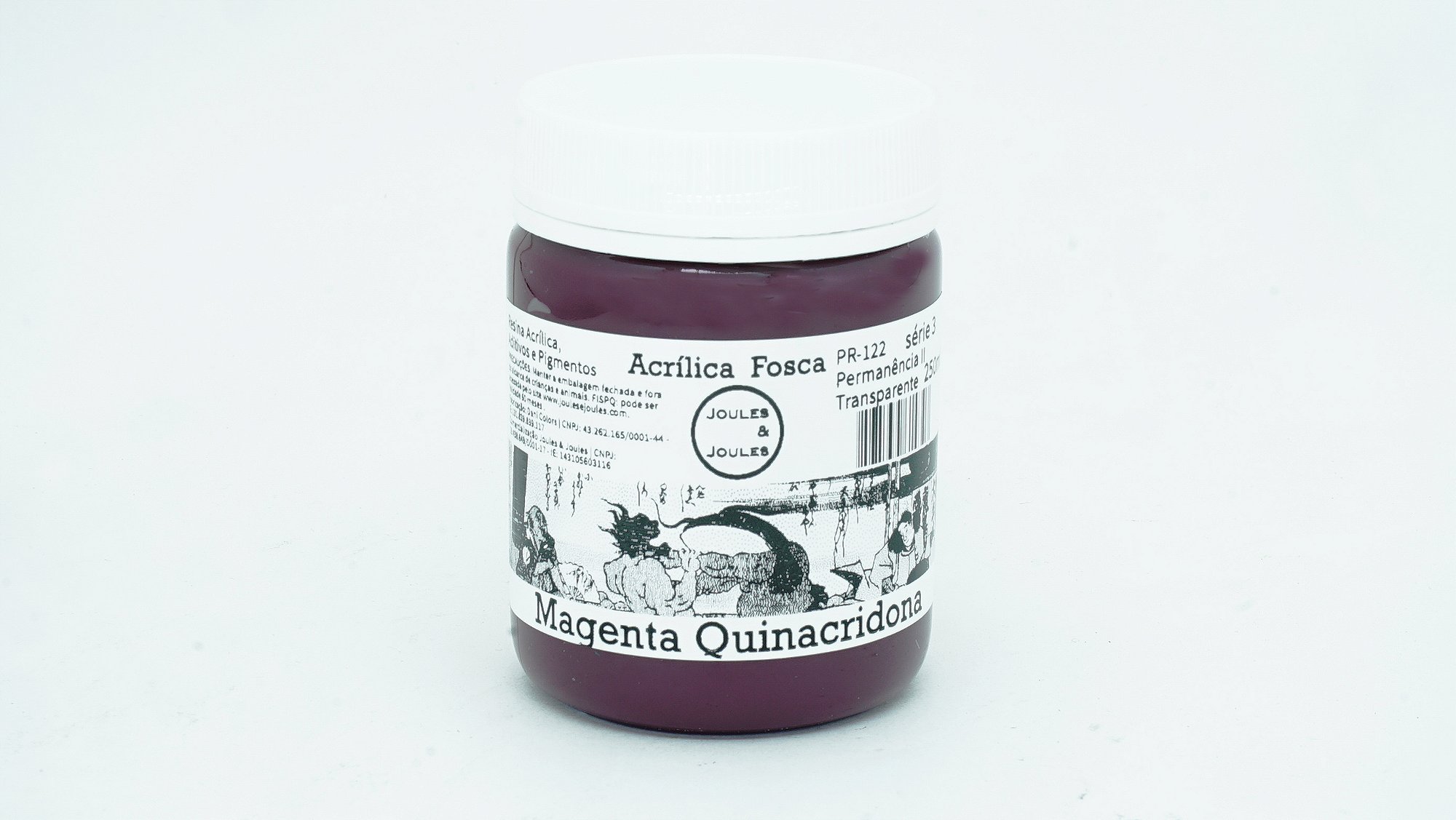17.a. Acrílica MAGENTA QUINACRIDONA - PR122 Joules & Joules