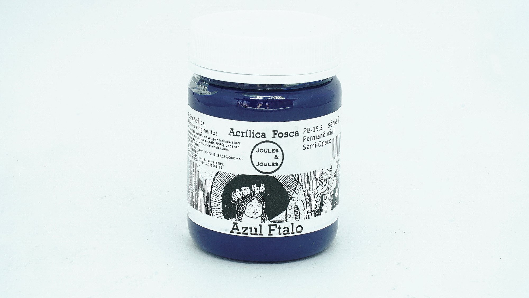 25.a. Acrílica AZUL FTALO - PB15.3 Joules & Joules