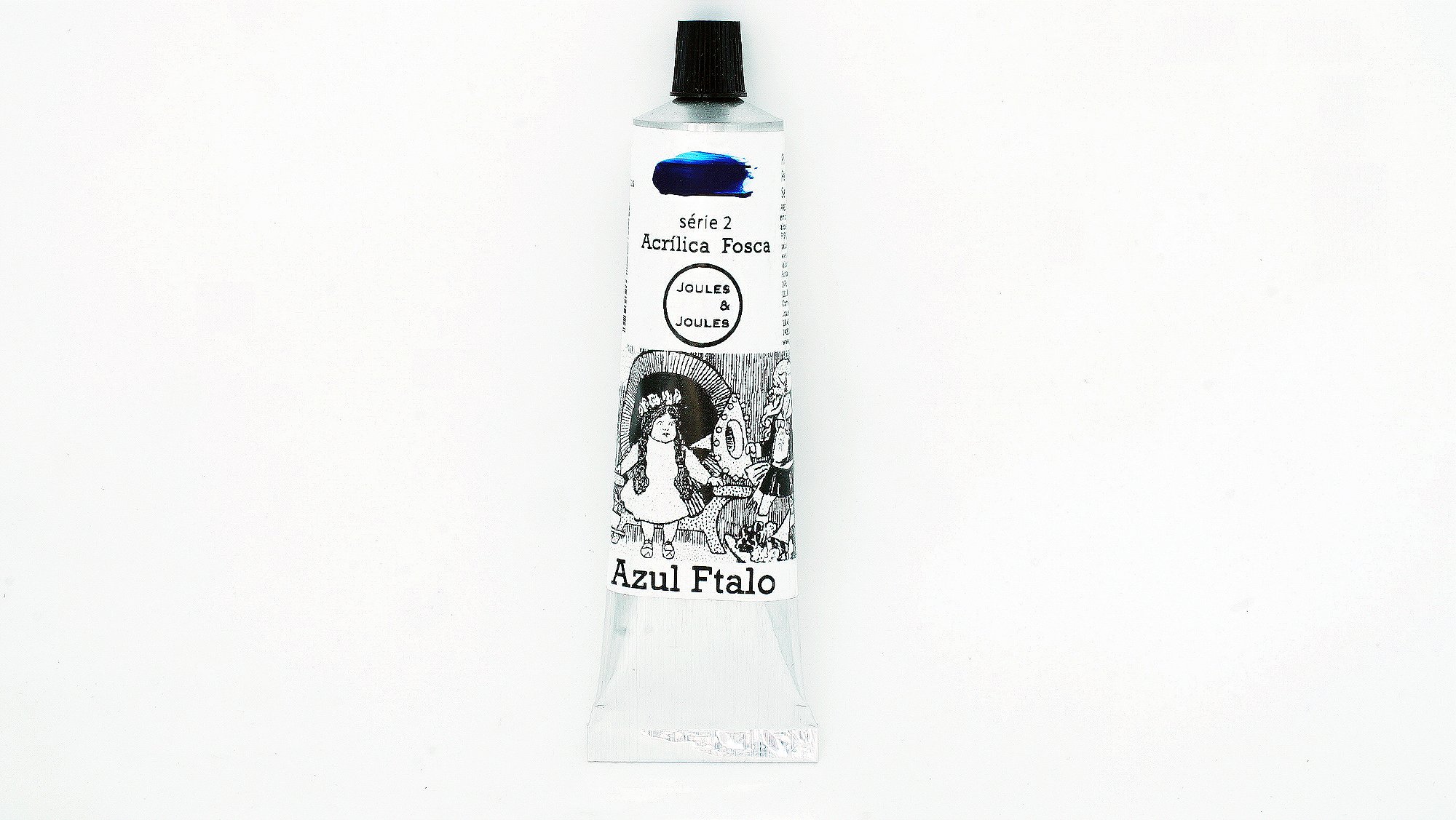 25.a. Acrílica AZUL FTALO - PB15.3 Joules & Joules