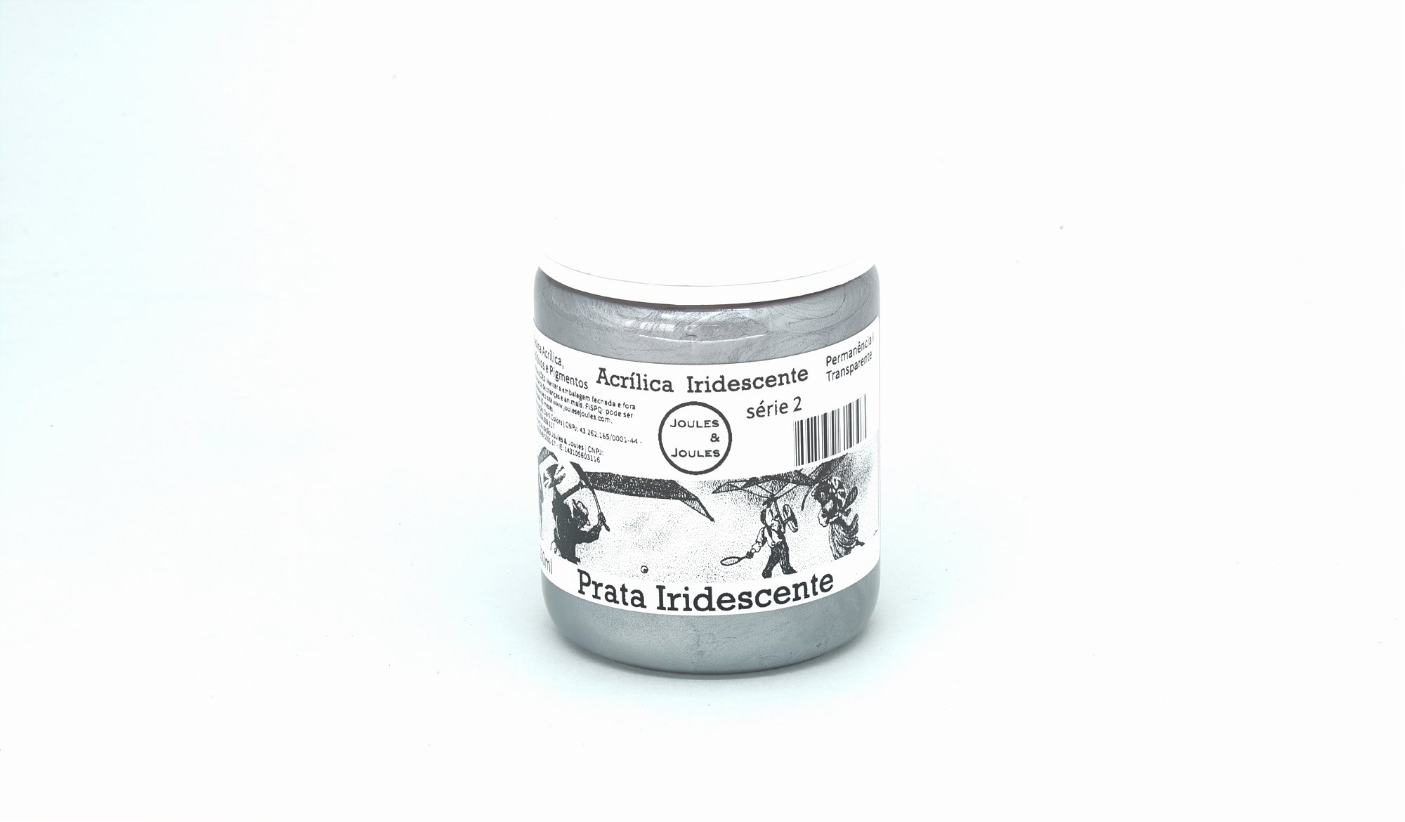 42.a. Acrílica PRATA IRIDESCENTE Joules & Joules