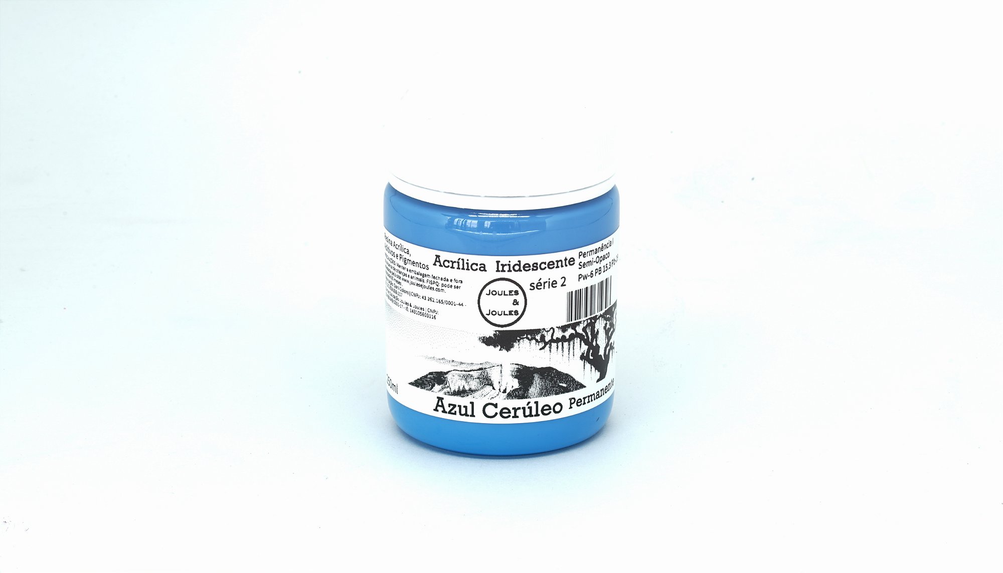 21.a. Acrílica AZUL CERULEO PERMANENTE Joules & Joules