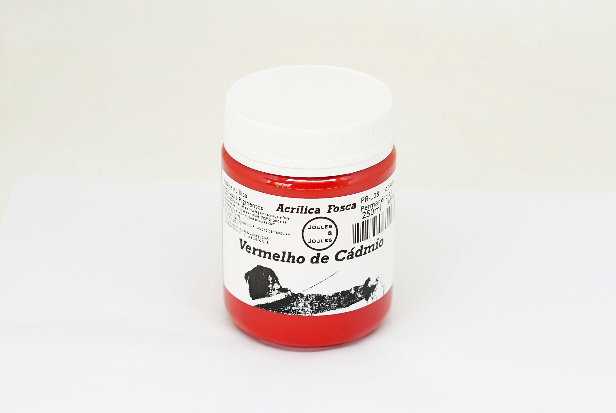 13.a. Acrílica VERMELHO DE CADMIO Joules & Joules