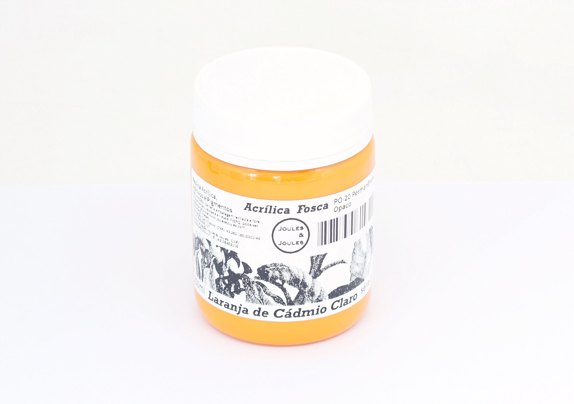 09.a. Acrílica LARANJA DE CADMIO CLARO - PO20 Joules & Joules