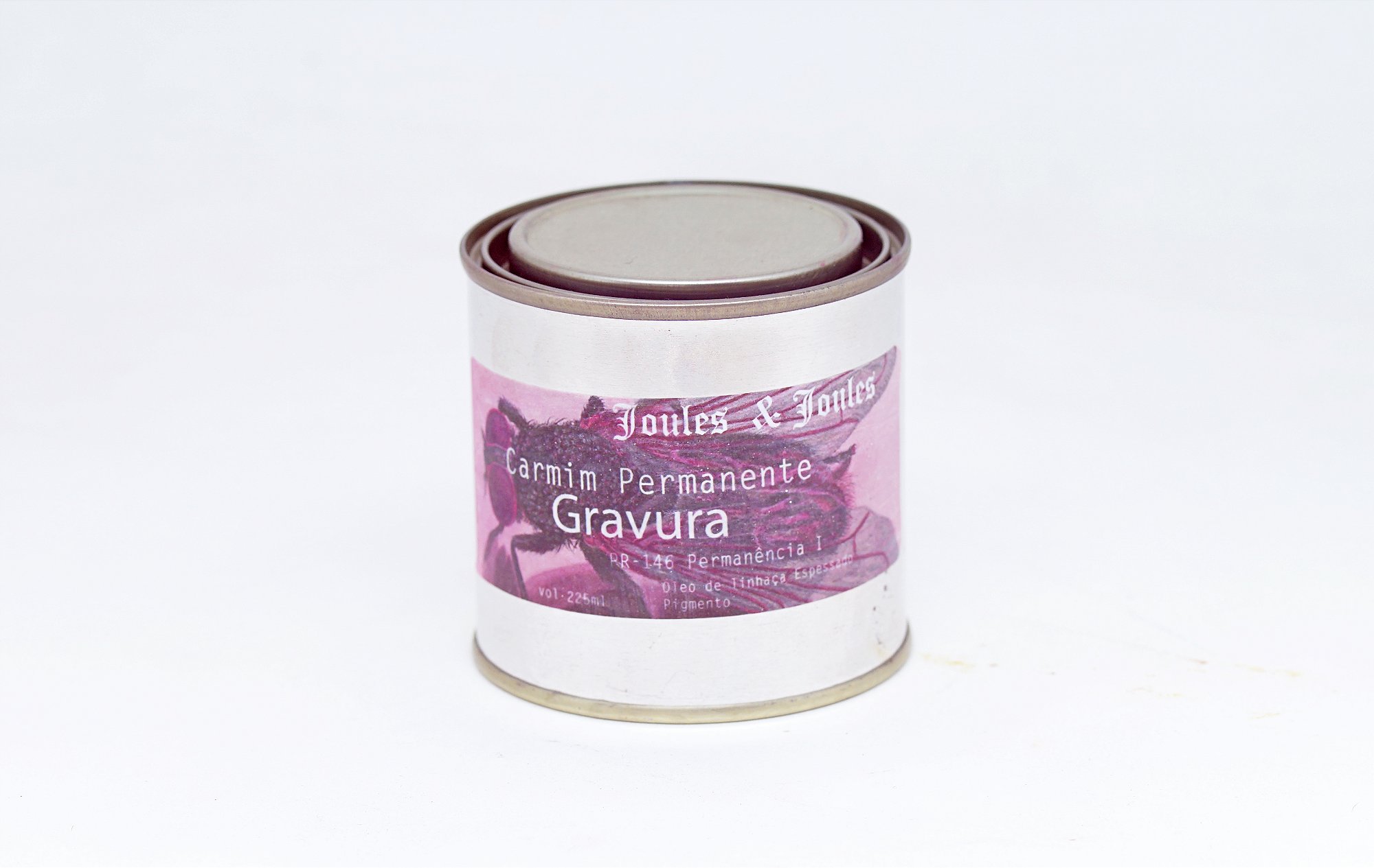 Tinta CARMIM PERMANENTE para Gravura 225ml