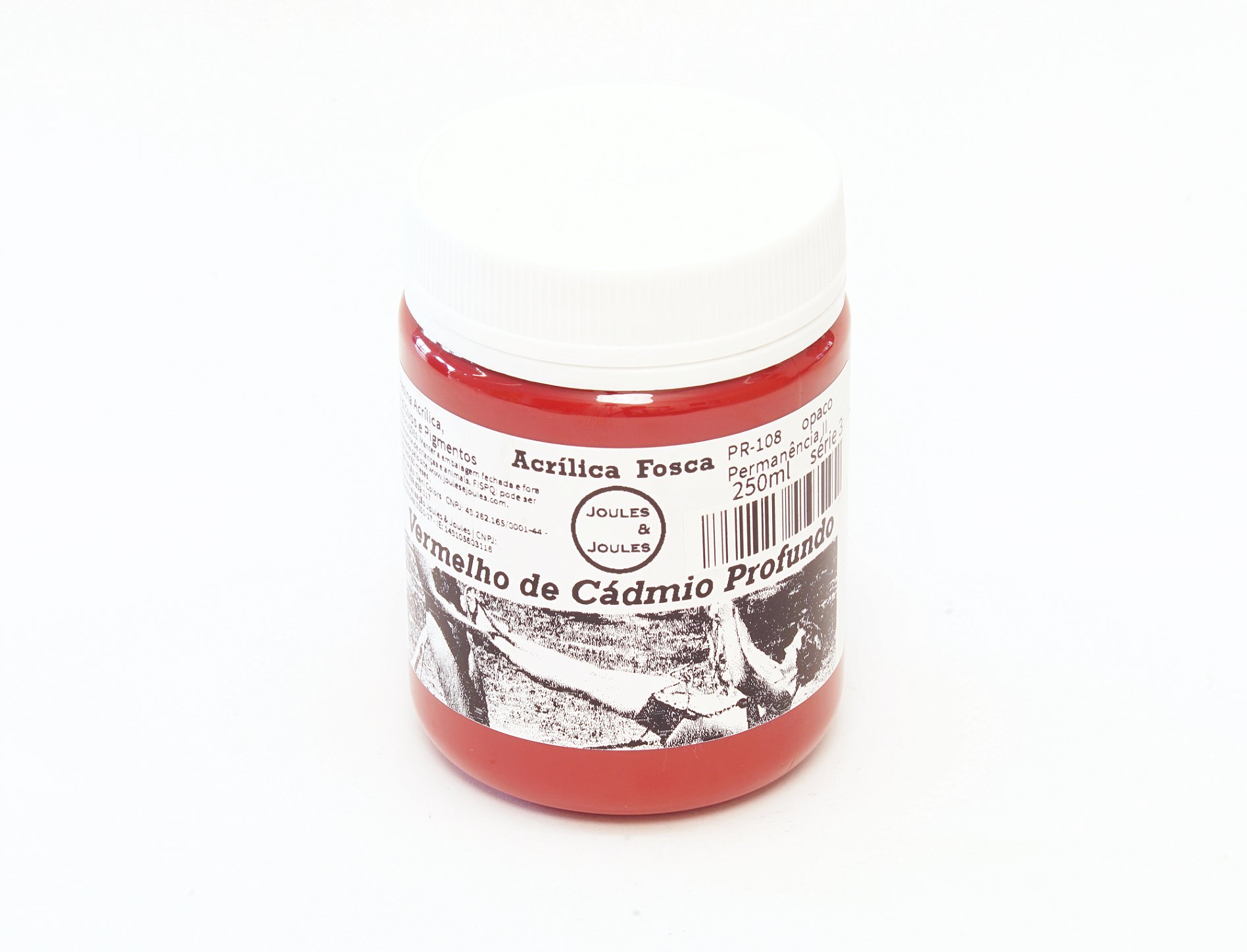 14.a. Acrílica VERMELHO DE CADMIO PROFUNDO Joules & Joules