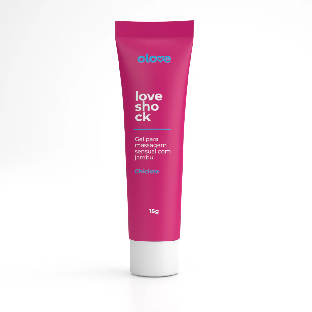 Gel Excitante Loveshock Extreme Beijável Chiclete - 12 g