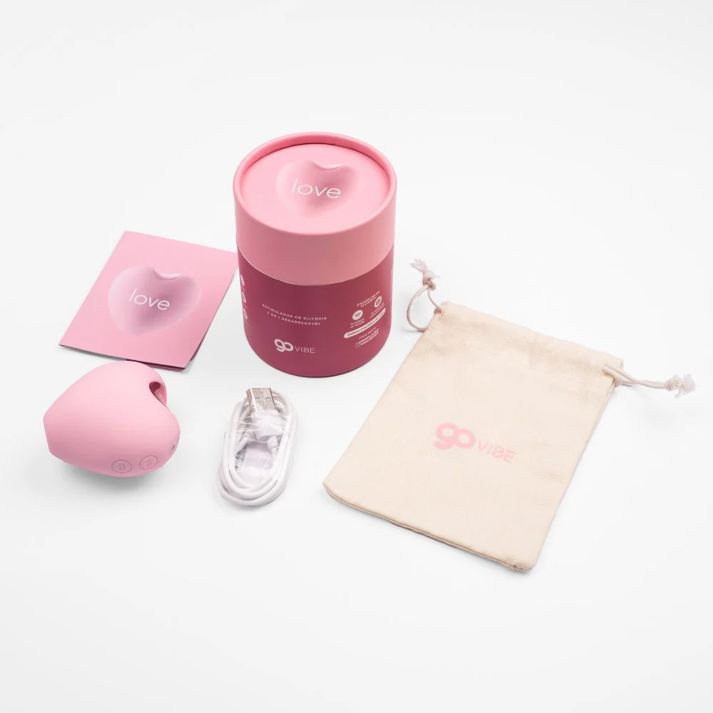 Estimulador de Clitóris Recarregável Go Vibe Love