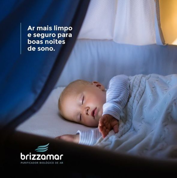 Purificador de Ar Biológico Ionizador e Ozonizador - Brizzamar