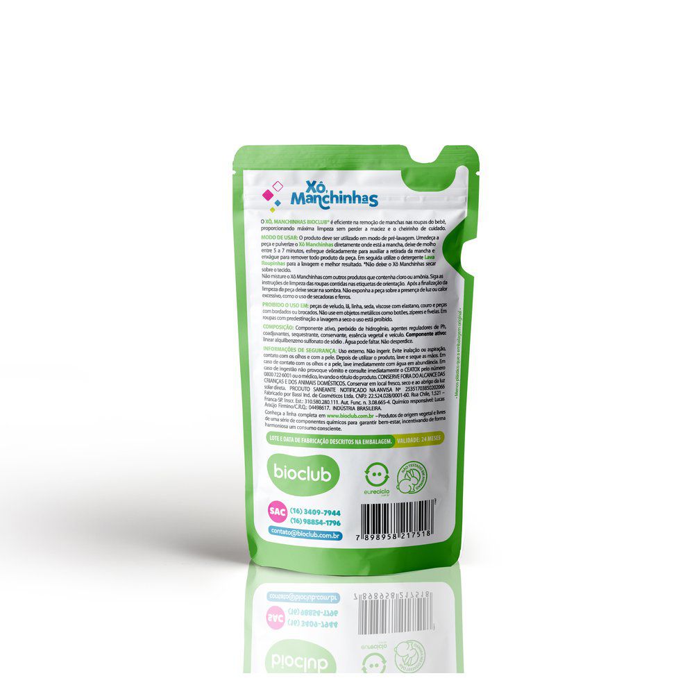 Refil Tira Manchas 500ml - Bioclub Baby