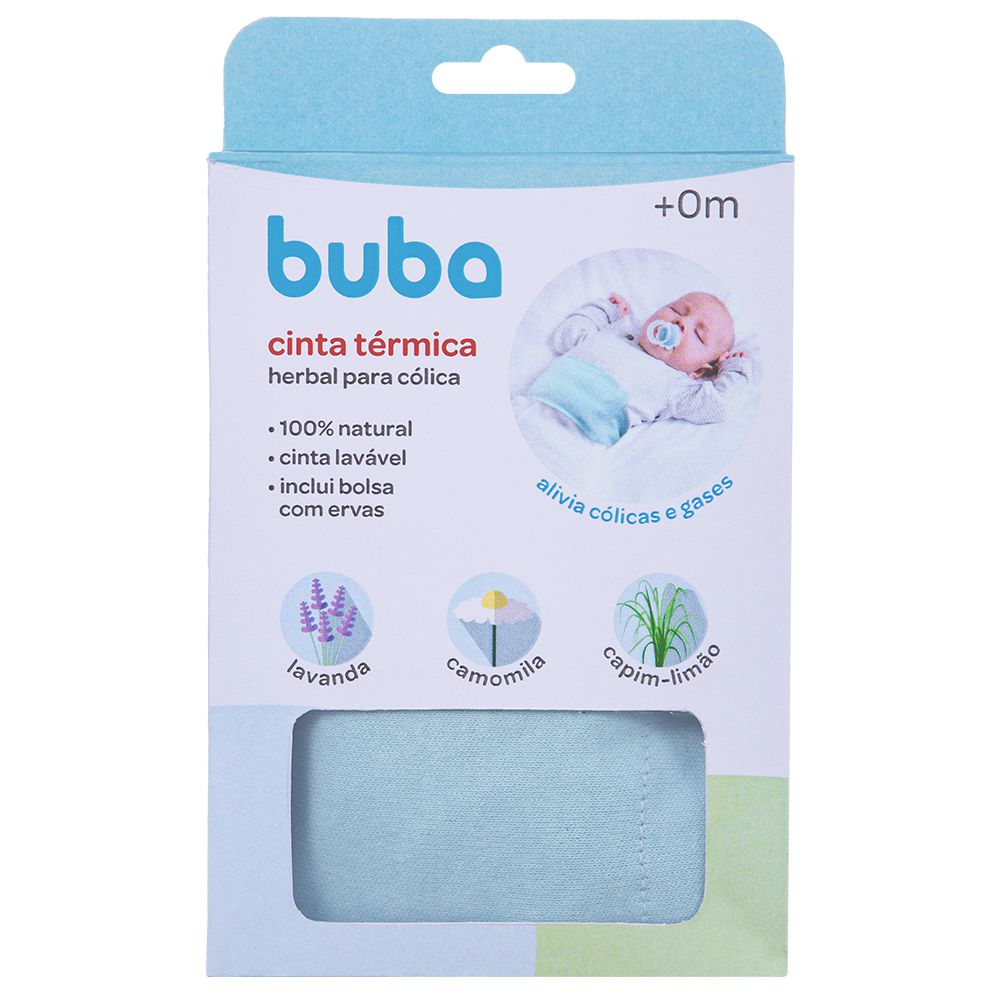 Cinta Térmica Herbal para Cólica Azul - Buba
