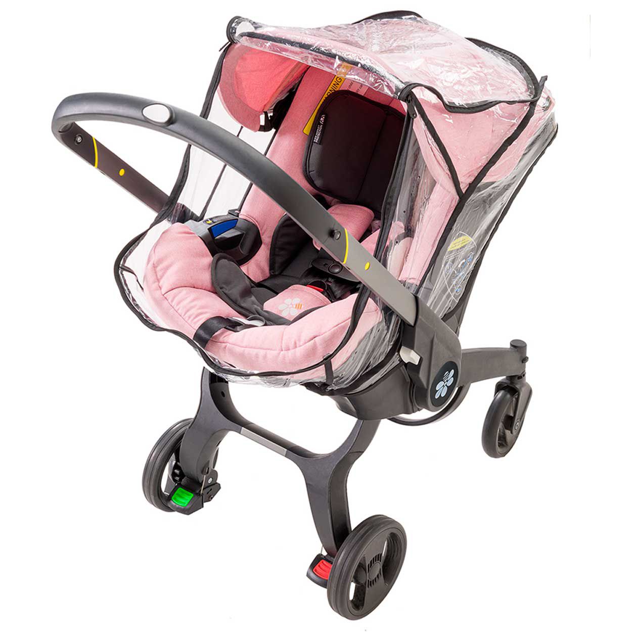 Carrinho de Bebê e Cadeira para Carro 3 em 1 Rosa - Embee