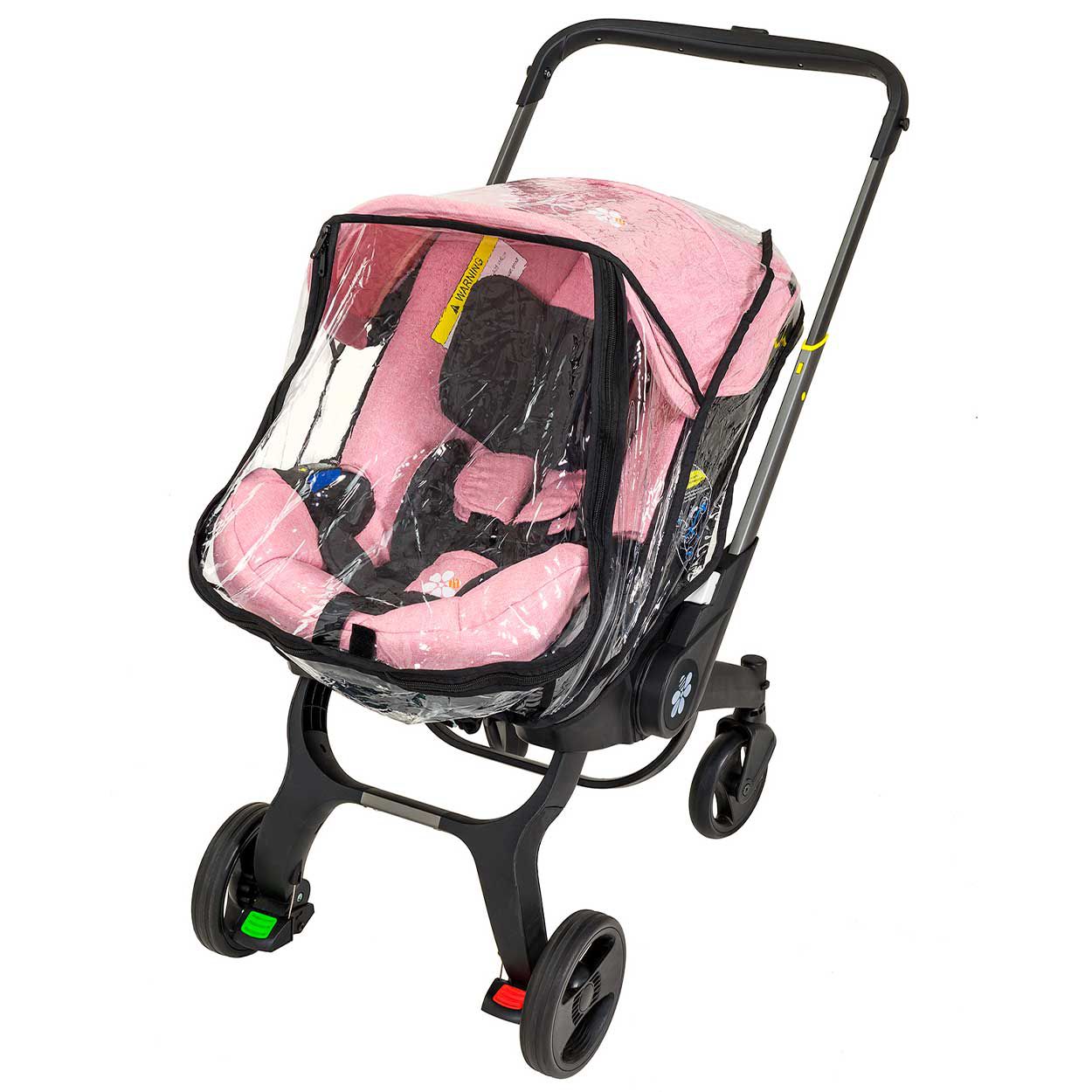Carrinho de Bebê e Cadeira para Carro 3 em 1 Rosa - Embee