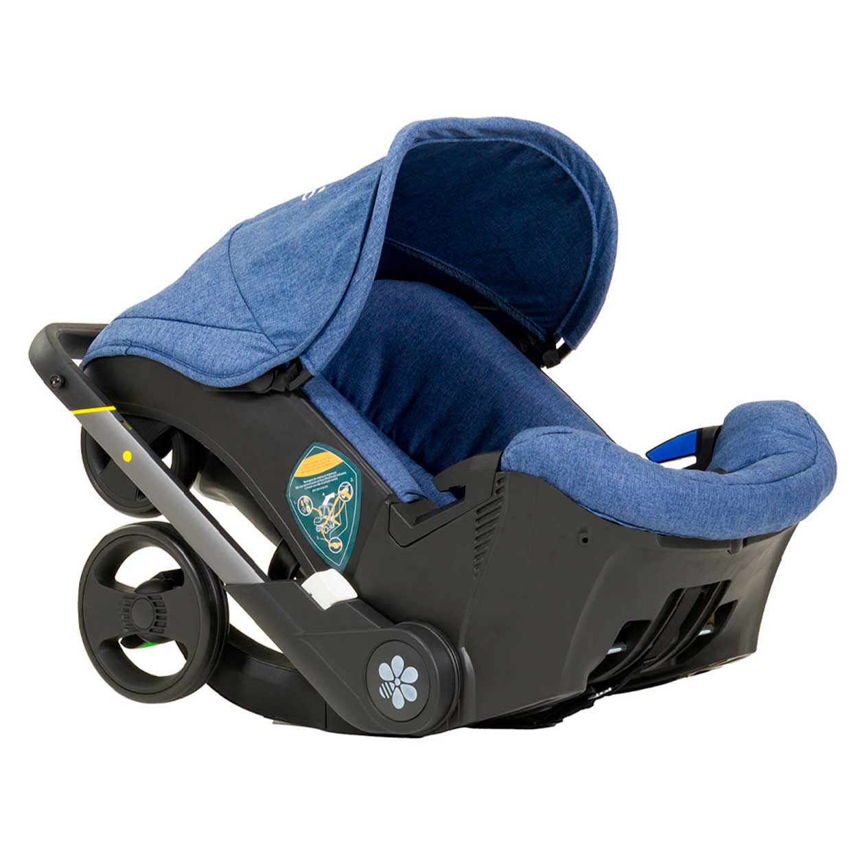 Carrinho de Bebê e Cadeira para Carro 3 em 1 Azul - Embee