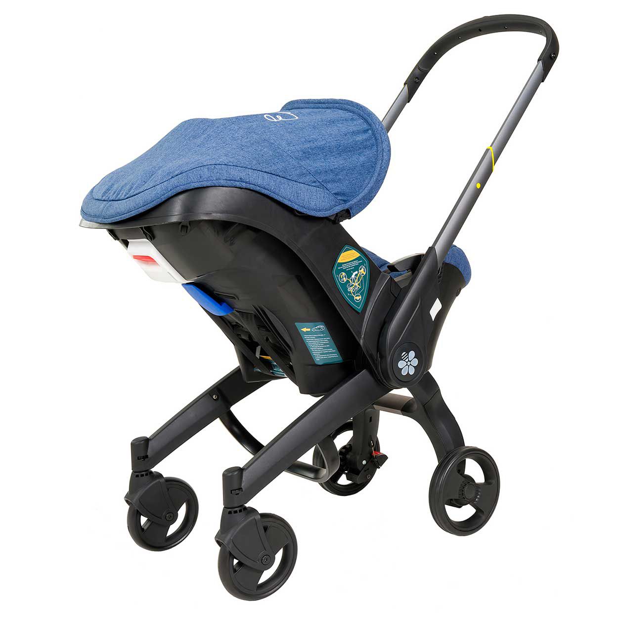 Carrinho de Bebê e Cadeira para Carro 3 em 1 Azul - Embee