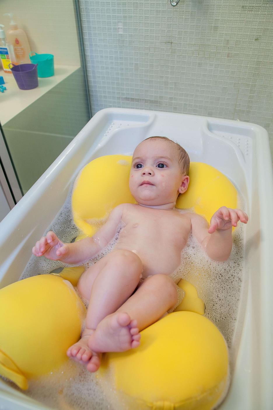 Almofada de Banho para Bebê Patinho Joy - Baby Pil