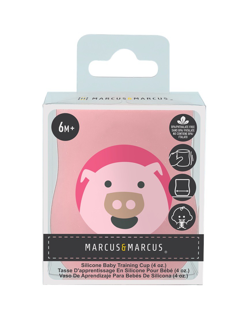 Copo Anatômico em Silicone 120ml Porquinha - Marcus & Marcus
