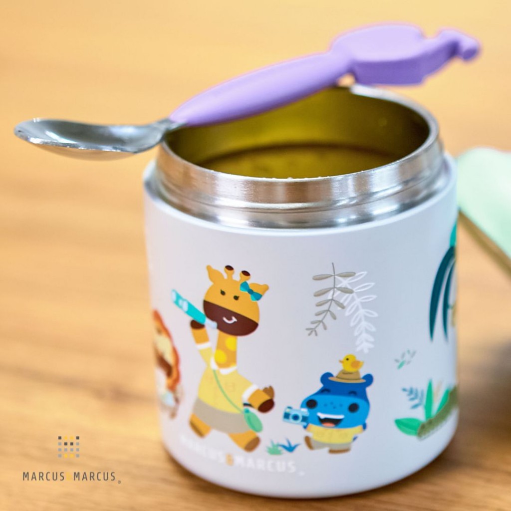 Pote Térmico com Alça Tropical Rosa 300ml - Marcus & Marcus