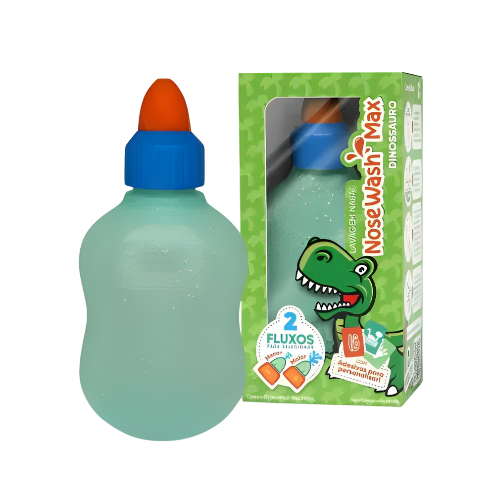 Garrafinha de Lavagem Nasal Infantil Dinossauro - Nosewash