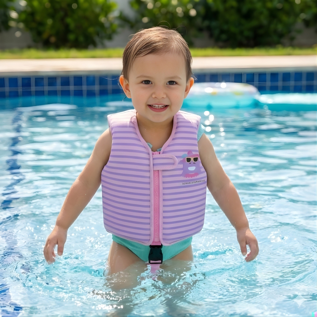 Colete Flutuador Infantil Baleia Willo M (11-19 Kg) - Marcus & Marcus