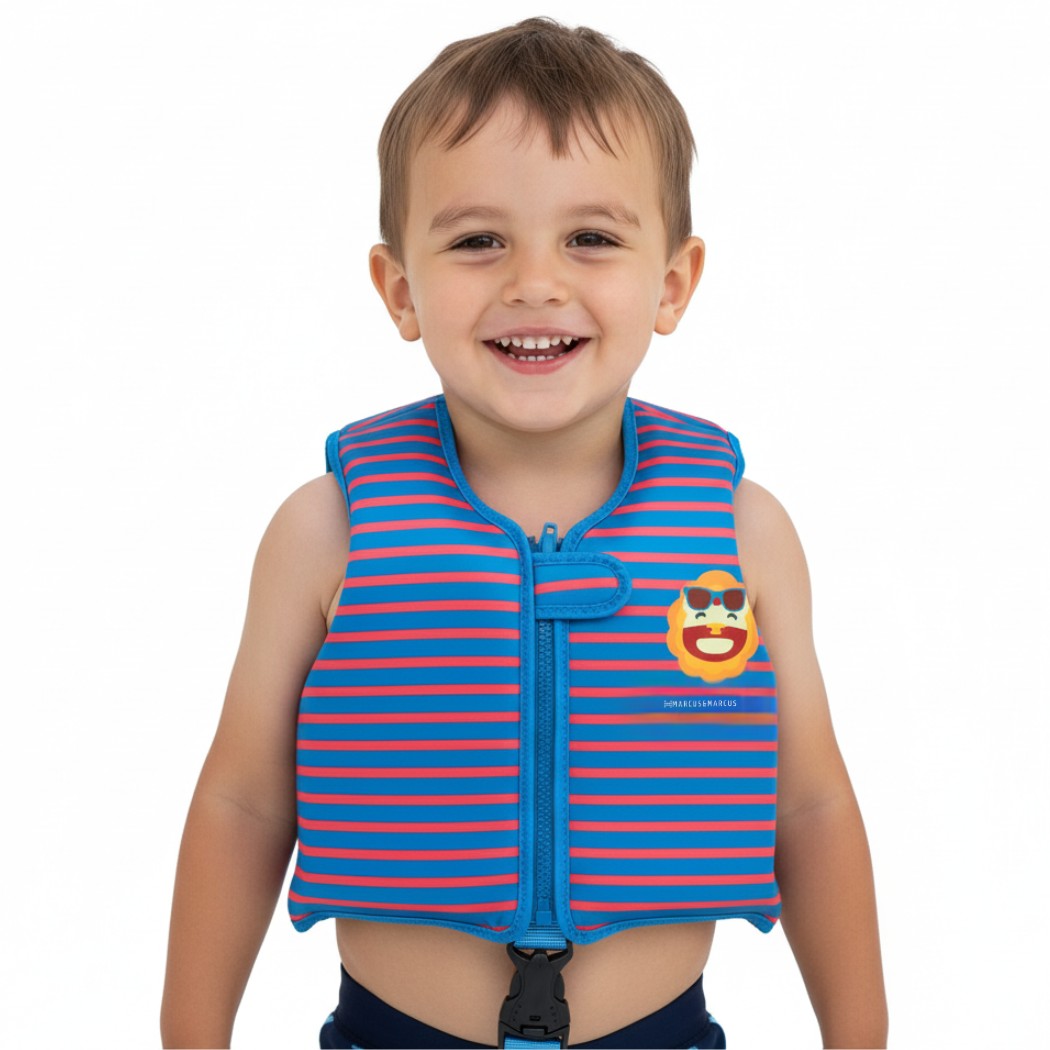 Colete Flutuador Infantil Leão Marcus M (11-19 Kg) - Marcus & Marcus