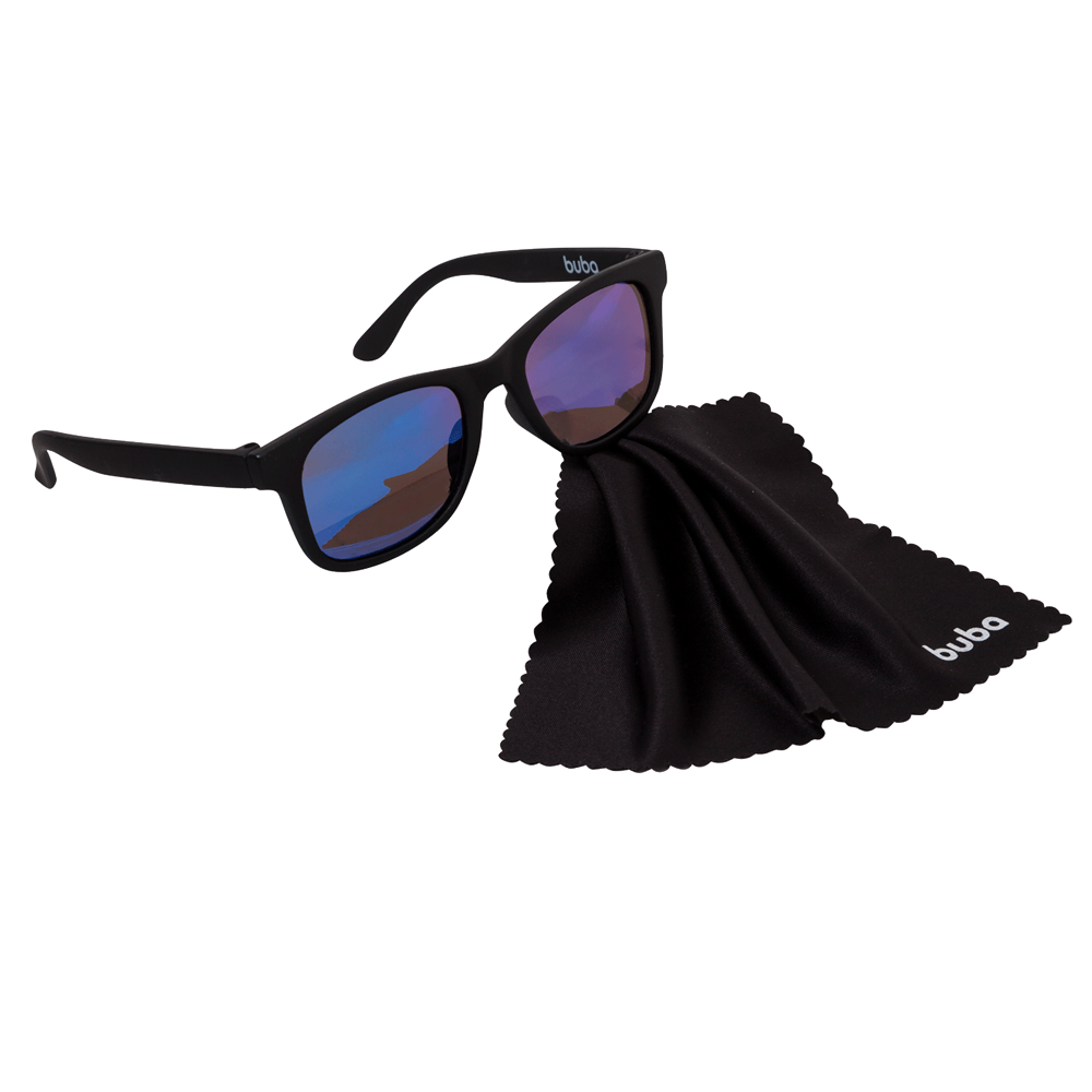 Óculos de Sol Baby com Armação Flexível e Proteção Solar Preto - Buba