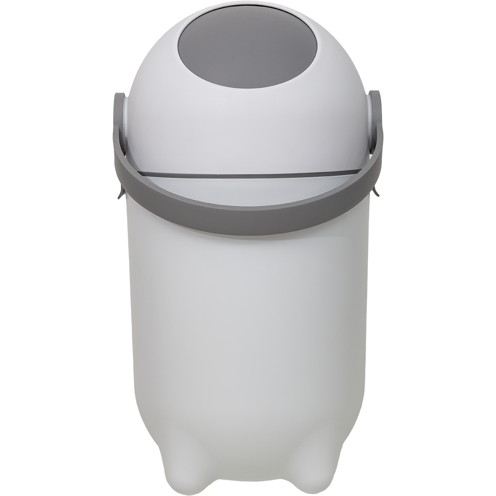 Lixeira Antiodor para Fraldas de Bebê 10L Branca - Buba