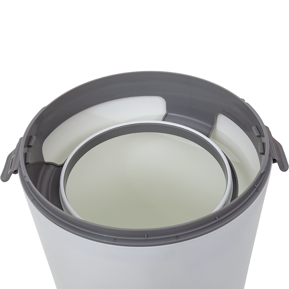 Lixeira Antiodor para Fraldas de Bebê 10L Branca - Buba