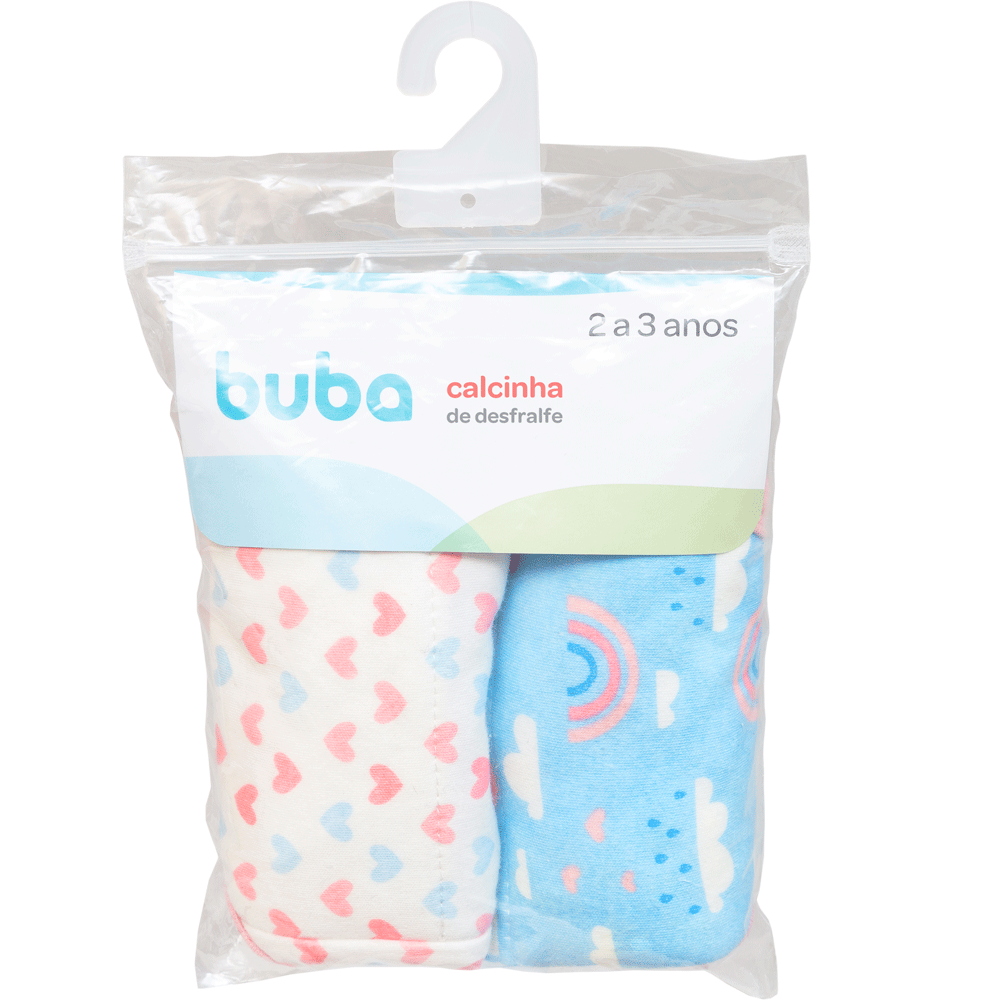 Calcinha de Treinamento Desfralde Rainbow Tamanho P 2UN - Buba