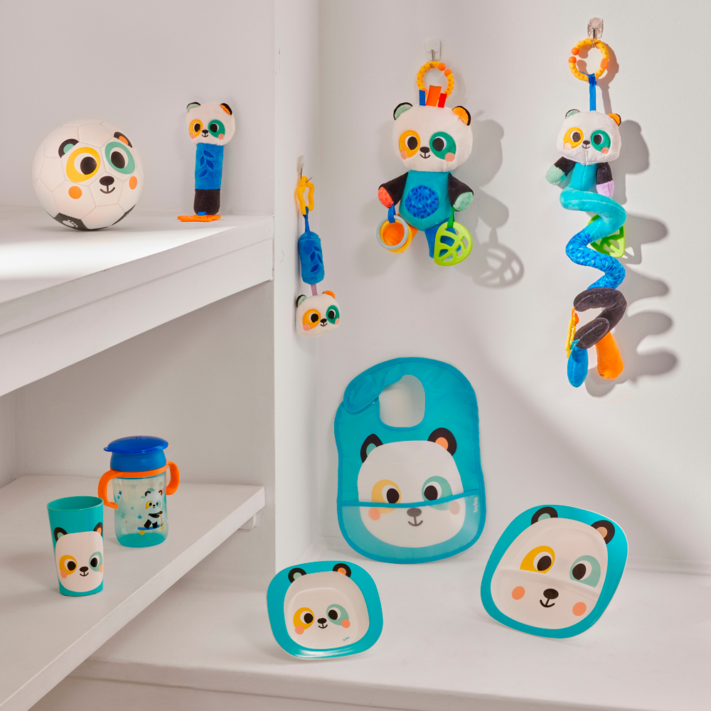 Bola de Futebol para Bebê Bubazoo Panda - Buba