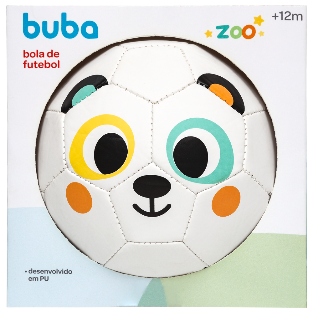Bola de Futebol para Bebê Bubazoo Panda - Buba