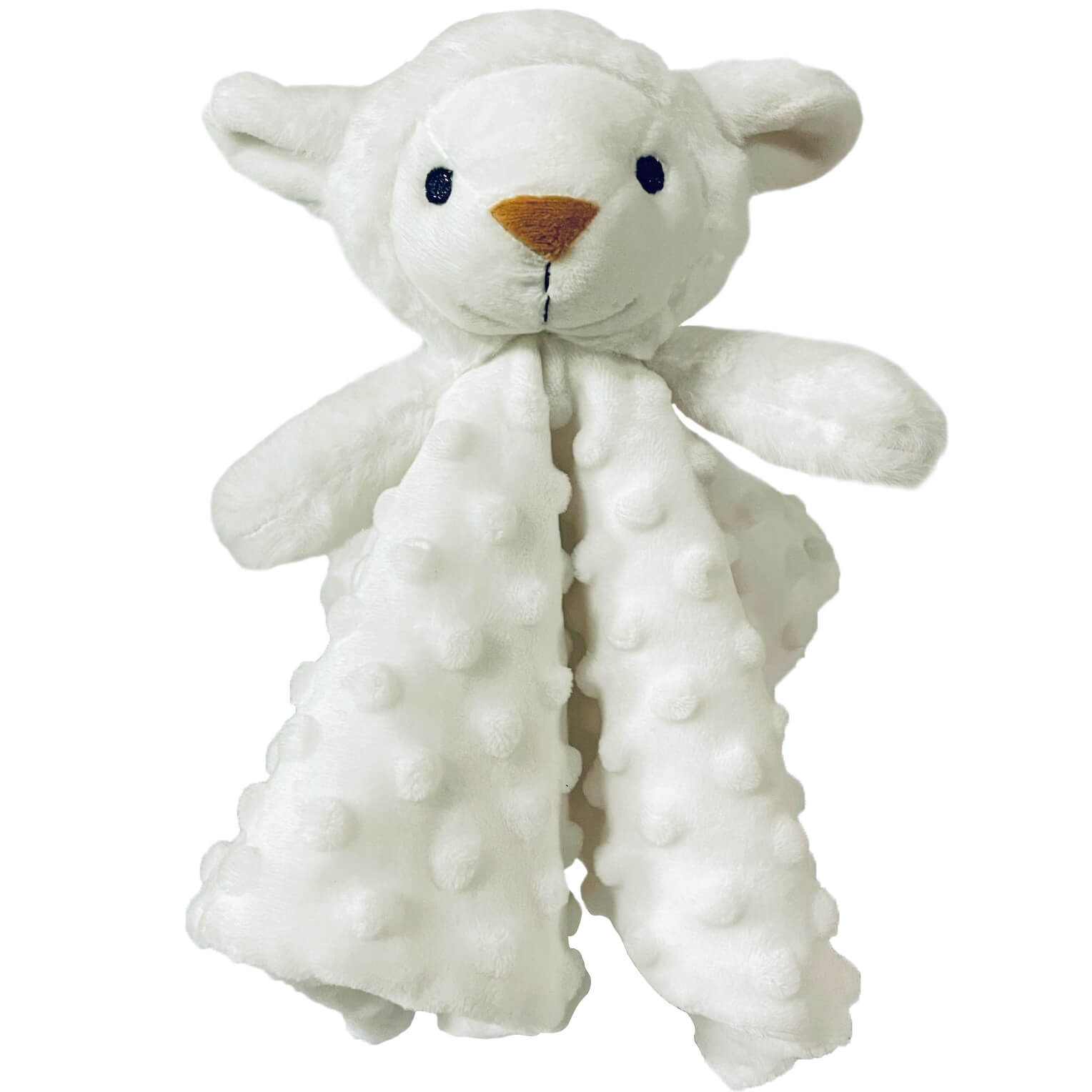 Naninha Laço Bebê Minha Primeira Naninha Ovelha Branco