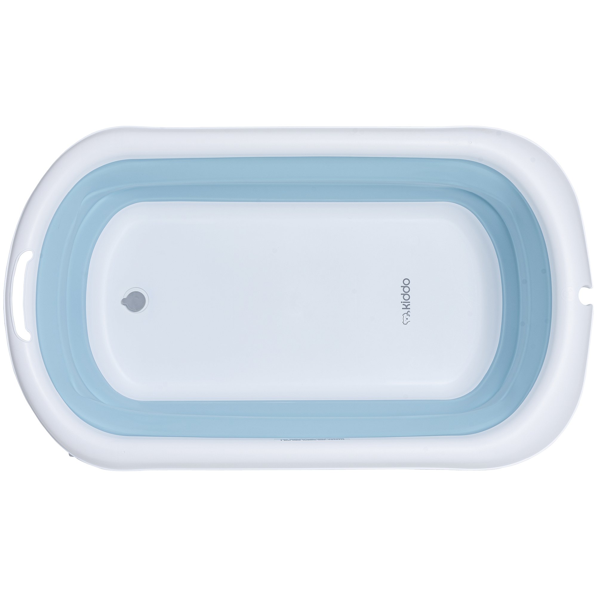 Banheira Dobrável Flex + Suporte de Elevação Azul - Kiddo