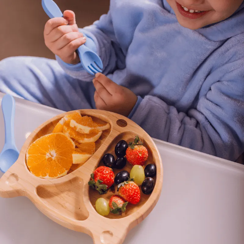 Prato Infantil Bambu com Ventosa Raposa - Petit Piá